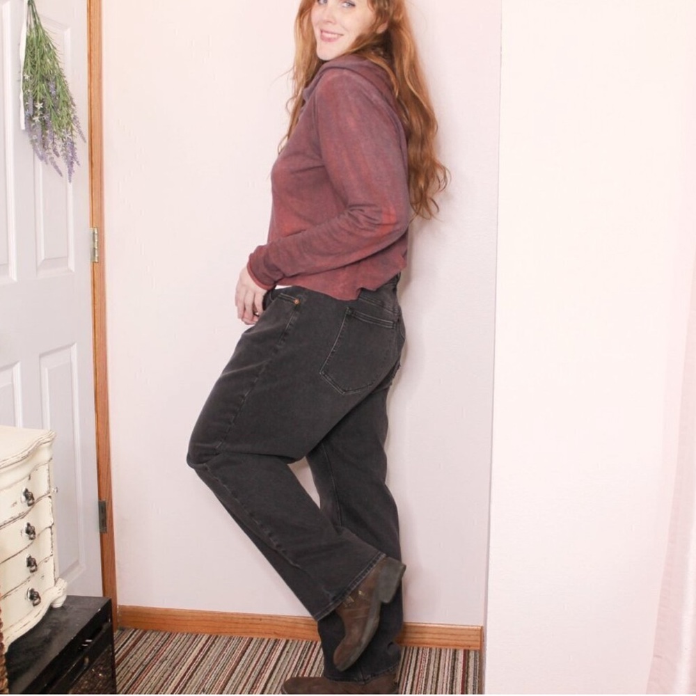 Abercrombie The 90's Relaxed Jean High Rise 35 / 20s Black Denim NWT Jeans 20